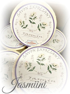 Palasaippua, tuoksuva Jasmiini, pyöreä artesaanituotantoa Provencesta 100g