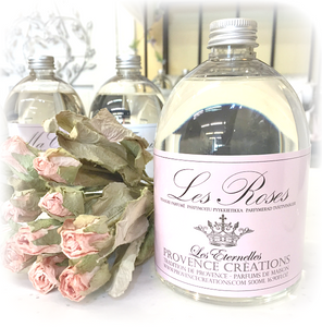 Les Eternelles pyykkietikka ruusun tuoksuisena, kuusi erilaista tuoksvaihtoehtoa