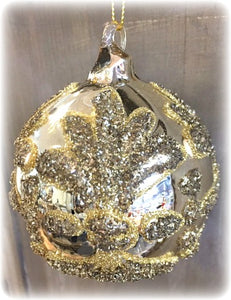 Kultainen Heraldinen lilja -joulupallo