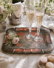 Italialainen Florentine-tarjotin vintage La Petite Provence