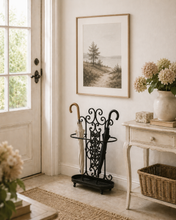Umbrella stand on the wall, full metal, French Arabesque